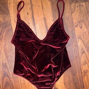 Red Velvet Bodysuit